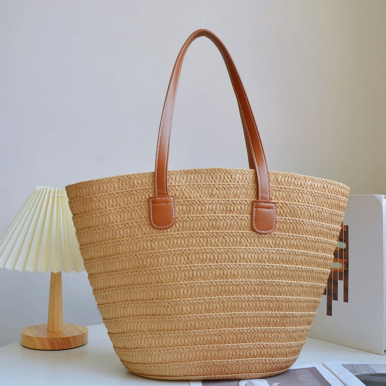 Straw bags TX, Straw factory lifestyle basket, top handle woven bag