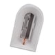 thumbnail image 3 of Lámpara de noche de mesa ABS atenuación continua USB recargable forma de santuario luz nocturna de estilo nórdico decoración del hogar para dormitorio dormitorio blanco, 3 of 10