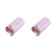 thumbnail image 4 of Qarigey Estuche de exhibición Rollo de pendientes Caja de almacenamiento Suministros de joyería PU Práctica organización multifuncional Rosa 2Conjunto, 4 of 6