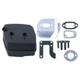 thumbnail image 4 of Silencer For Husqvarna Ported 61 268 272 272XP 268K 272S Exhaust Muffler Deflector Kit Deflector Bolts Garden Tool Parts, 4 of 5