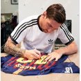 thumbnail image 2 of Lionel Messi Barcelona Autographed 2018-19 Home Jersey - ICONS - Fanatics Authentic Certified, 2 of 2