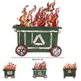 thumbnail image 2 of asddcavvf Interesting Irregular Carpet Interesting Garbage Firefighting Irregular Carpet Carpet Indoor and Outdoor Carpet（The Longest Throw Rugs for Living Room 8x10 Throw Blanket Style Area Rug under, 2 of 5