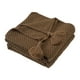 thumbnail image 3 of Manta de punto ligera con borla Manta de camping Manta envolvente Manta de cama para dormitorio Sofá Chales de oficina Colchas Dormitorio 130cmx170cm Sunnimix Frazada, 3 of 8
