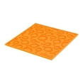 thumbnail image 2 of Lodge AS7SKT61 Orange 7 Silicone Trivet with Skillet Pattern", 2 of 2
