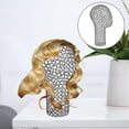 thumbnail image 1 of Soporte de peluca para sombrero, soporte portátil para cabeza de peluca, soporte para peinar peluca, exhibición de cabello , Mujer Negro Yinane Expositor de sombreros con soporte para pelucas, 1 of 7