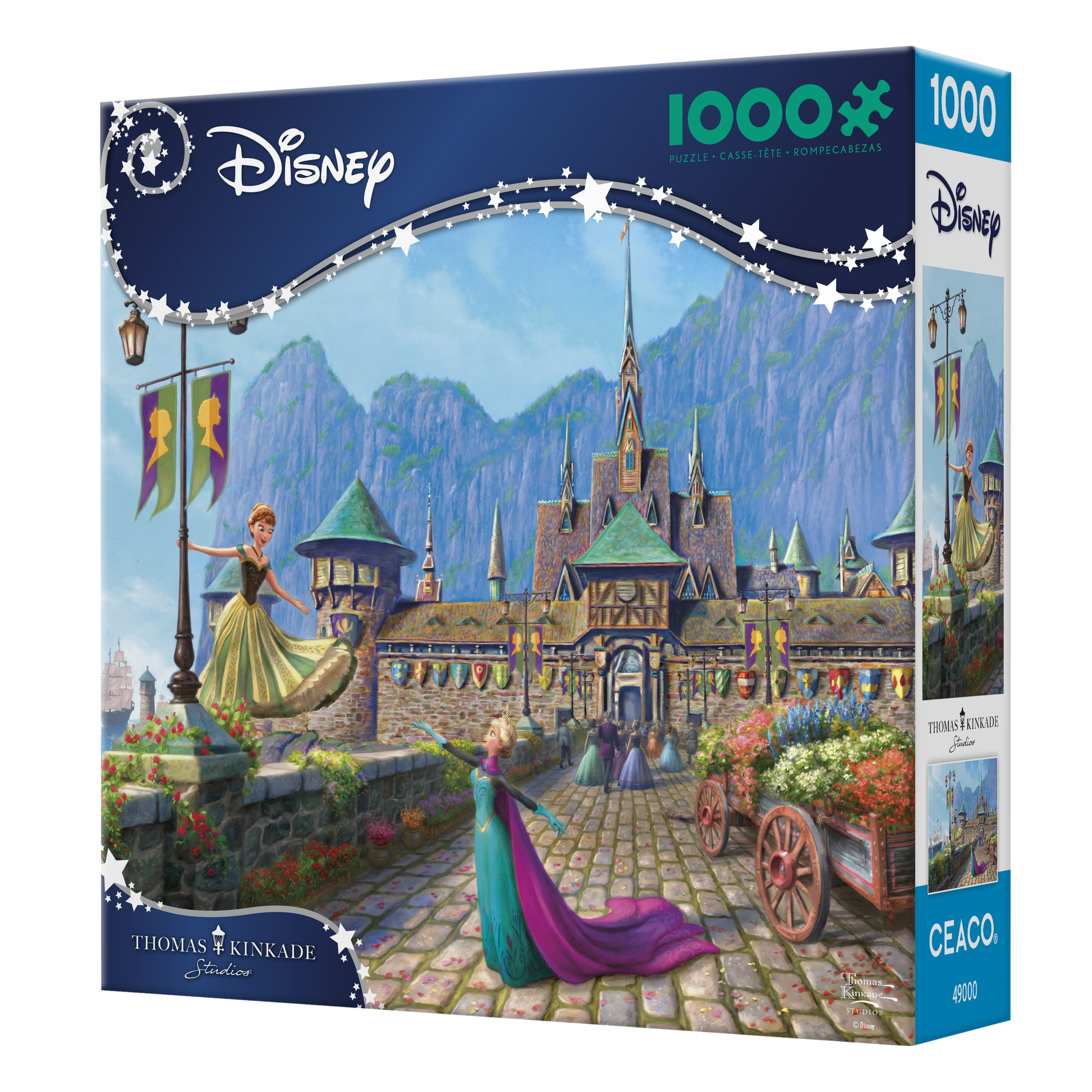 Ceaco 1000 Piece Frozen Celebration in Arendalle Interlocking Jigsaw Puzzle