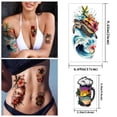 thumbnail image 3 of Manga tropical impermeable BASIFA para tatuajes temporales, 48 hojas, 3 of 6