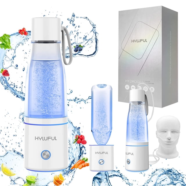 Botella de Agua con Hidrógeno HYLUFUL 5000PPB SPE PEM 200ml