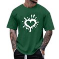 thumbnail image 1 of Tops para hombre, blusas y camisas de manga corta con cuello redondo para hombre, camisetas casuales con estampado de moda para hombre, blusa de manga corta, blusa de poliéster para hombre., 1 of 4
