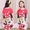thumbnail image 1 of Disney Winnie The Pooh Pijamas para niños Niñas Falda Verano Manga corta Sección delgada Chica Princesa Estilo Camisón lindo 18 altura 140-150 cm Gao Jinjia LED, 1 of 2