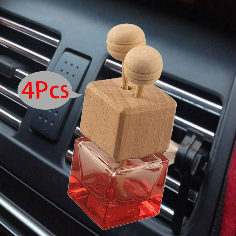 Car Diffuser Painted Bottle - Red Dot