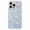thumbnail image 6 of Dteck Bling Case for iPhone 12 Pro / 12 6.1", Women Girls Sparkly Glitter Shiny Soft TPU Rubber Ultra Slim Shockproof Hard Protective Cover, White, 6 of 7