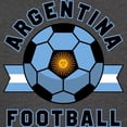 thumbnail image 3 of CafePress - Argentina Football T Shirt - Womens Comfort Colors® Shirt, 3 of 4