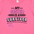 thumbnail image 4 of Inktastic My Sister is a Survivor Breast Cancer Awareness Boys or Girls Baby T-Shirt, 4 of 5