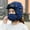 E, variant on Yaoyar Men Women Ski Mask Beanie Cap Knit Face Mask Winter Hunting Ear Warm Workout Hat with Removable Face Mask