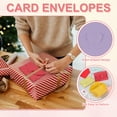 thumbnail image 3 of Uxcell Mini Card Envelope, Cute Cards Holder with Heart Clasp for Birthday Weddings Favors Business Greeting Cards Purple, 3 of 7