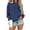 Navy, variant on UAMVSH Cropped Sweatshirts for Women Long Sleeve Casual Tops Oversized Crewneck Pullover Tops with Pocket Fall Winter Fashion Outfits