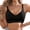 Black, variant on Wireless Bras for Womens, No Underwire Soft Breathable Seamless Comfortable T-Shirt Bras Light Yellow M