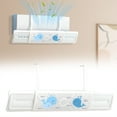 thumbnail image 1 of Adjustable Air Conditioner Wind Deflector Panel Stretchable Vent Cover Directs Cool Airflow For Home Comfort, 1 of 5