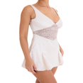 thumbnail image 4 of Femmes Spaghetti Sangle V Cou Aline Boho Été Plage Casual Mini Robe de Soirée, 4 of 6