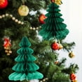 thumbnail image 4 of HEALEEP 2pcs Xmas Honeycomb Tissue Paper Decoration Assorted Color Festive Design for Photographers, 4 of 6