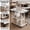 Warm White (Stable Load-Bearing/Free Height Adjustment), variant on Height Adjustable Mobile Folding Computer Desk, Portable Multifunctional Standing Study Table for Office Bedside Sofa Craft Room Home Office
