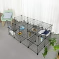 thumbnail image 6 of Pet Playpen Includes Cable Ties, Indoor Use, Black, 6 of 9