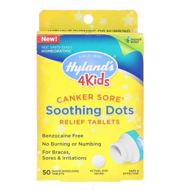 Hylands Soothing Dots 4 Kids Tablets 50 Tablet, Pack of 2