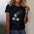 thumbnail image 2 of Birdeem T-Shirt Décontracté pour Femmes Imprimé Col Rond Manches Courtes Chandail Blouse Tops, 2 of 10
