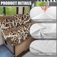 thumbnail image 4 of Pzuqiu Vintage Leopard Rv Couch Seat Covers Stretch Camper Cushion Slipcover Breathable Fabric Machine Washable Rv Accessories for Inside Suitable for Outing, 4 of 7