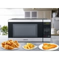 thumbnail image 2 of Farberware 0.7 cu ft Microwave Oven, 700W Compact Microwave Oven with Smart Sensor, Stainless Steel, 2 of 6