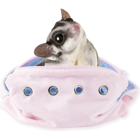 Hgudesign Sugar Glider Bonding Pouch Small Pet Carrier Bag Sling with Strap Critter Cuddler for Gliders Ferret  Rat  Hedgehog  Hamster Outdoor-Green