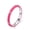 Pink, variant on Sterling Silver Womens Ring Epoxy Enamel Geometric Design With Gem Inlays Gift For Her Sizes 5 US And 6 US Fit
