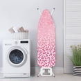 thumbnail image 4 of HELLHERO 15"x54" Elastic Edge Ironing Board Cover Pink Leopard Easy to Clean for Home Ironing, 4 of 6