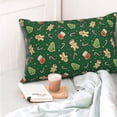 thumbnail image 4 of Balery green Christmas Element Funda de Cojín Estampada, Regalos para Mujeres, Regalos de Amor para Ella, Regalos para Novia o Esposa, Funda de Almohada-20"x30", 4 of 6