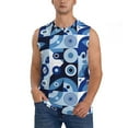 thumbnail image 2 of Picia Evil Eye mens Cotton Tank Undershirts , Moisture-wicking Ribbed Tanks, Lightweight Cotton Tank Undershirts-Large, 2 of 8