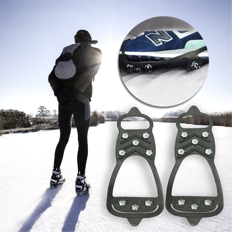 crampons pull on ice grips