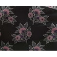 thumbnail image 4 of oneOone Georgette Viscose Fabric Leaves & Floral Block Print Fabric By Yard 42 Inch Wide, 4 of 5