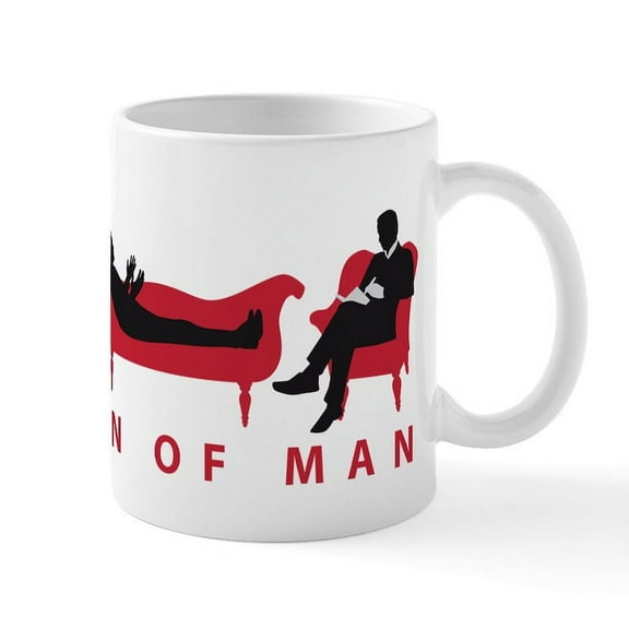 CafePress - Evolution Therapist Psychologist Mugs - 11 oz Ceramic Mug - Novelty Coffee Tea Cup
