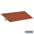 thumbnail image 1 of Salsbury 33359CHE 3 x 15 in. x Sloping Hood - for Designer Locker, Cherry, 1 of 1