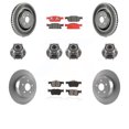 thumbnail image 1 of Transit Auto Front Rear Hub Bearing Assembly Coated Disc Brake Rotor and Semi-Metallic Pads Kit (10Pc) for Car 2017 Lincoln MKX AWD with 14mm Wheel Lugs - Left Right Side (Driver Passenger) KBB-113864, 1 of 2