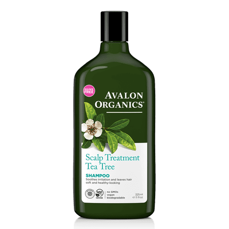 Avalon Organics Scalp Treatment Tea Tree Shampoo, 11 Fl