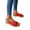 Red, variant on Latrodar Wedge Sandals for Women Womens Dress Sandals Comfort Casual Stretchy Bow Tie Sandals Pull-On Round Toe Shoes Flat Heel (O"-1) Medium Solid Sandals for Older Women Vacation Graduation Gifts