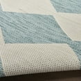 thumbnail image 3 of Nourison Positano Outdoor Aqua 9' x 12' Area Rug (9x12), 3 of 9
