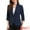 Royal Blue, variant on DARING DIVA Women's 3/4 Sleeve Shawl Lapel Work Blazer with Pockets XS Black