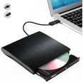 thumbnail image 1 of Ziweo External DVD Drive USB 3.0 Type-C CD Burner Portable CD +/-RW Drive DVD Player for ROM Rewriter Burner Compatible with Laptop Desktop PC Window, 1 of 2