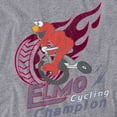 thumbnail image 2 of Sesame Street Elmo Cycle Champion Women's Loose T-Shirt, Athletic Heather, Large, 2 of 4