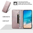 thumbnail image 3 of Leather For iPhone 16 Case【RFID Blocking】Wire Pressing Process Flip Wallet Leather Case With Card Holder Magnetic Closure  Phone Cases Cover,Pink,For iPhone 16, 3 of 10