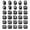 Black, variant on 30 Pcs Numbered Pencil Toppers 1-30, Reusable Classroom Pencil Labels , Colorful Pencil Tracking Markers for Supply Station & Classroom Organization, Classroom Must Haves