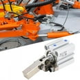 thumbnail image 2 of Qiilu Without Magnetic Air Cylinder, Clamp Arm Lever Pneumatic Cylinder, For Home Use Industry Use, 2 of 8